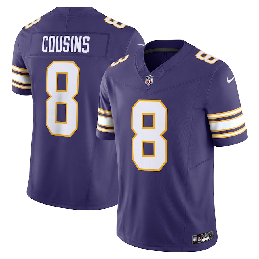 Mens Minnesota Vikings Kirk Cousins Purple Vapor F.U.S.E. Limited Jersey