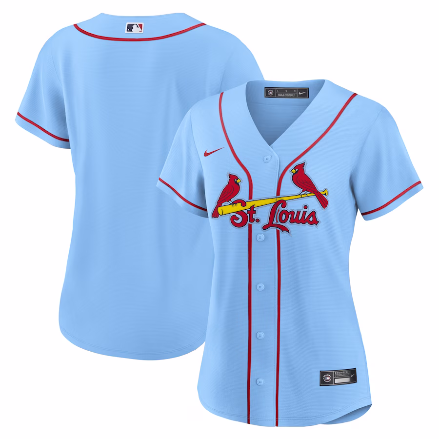 Youth St. Louis Cardinals Nike Light Blue Alternate Replica Team Jersey