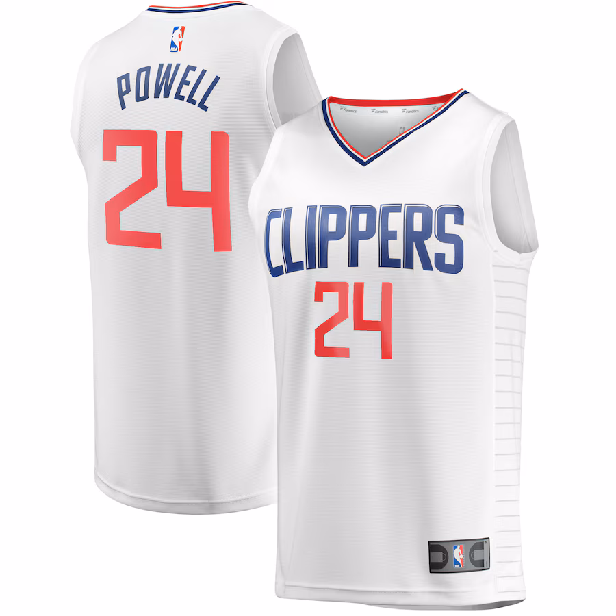 Norman Powell LA Clippers Fanatics Fast Break Player Jersey - Association Edition - White