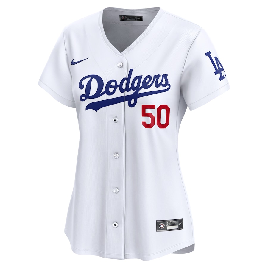 Women's Los Angeles Dodgers Mookie Betts White Home Limited Player Jersey