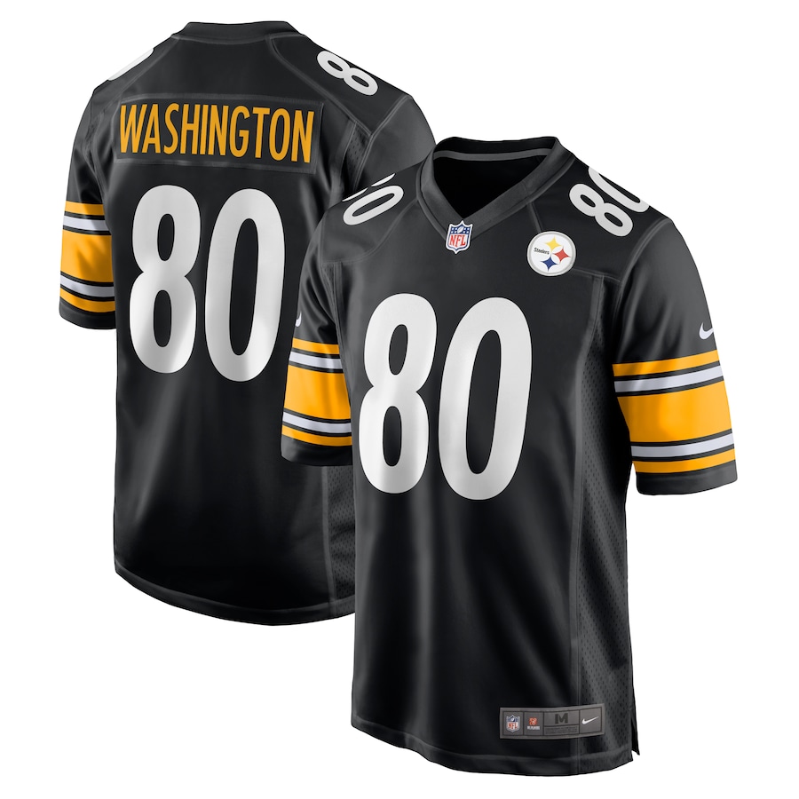 Mens Pittsburgh Steelers Darnell Washington Black 2023 Draft Pick Game Jersey
