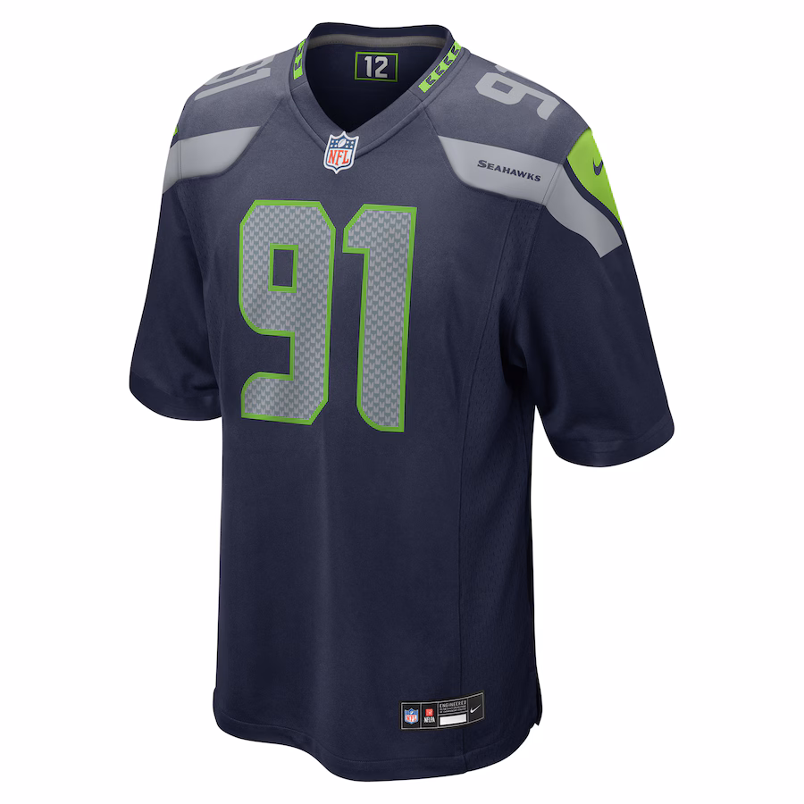 Byron Murphy II Seattle Seahawks Nike Player Game Jersey - College Navy
