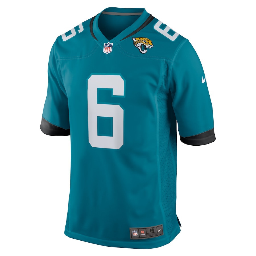 Darnell Savage 6 Jacksonville Jaguars Alternate Game Men Jersey - Teal