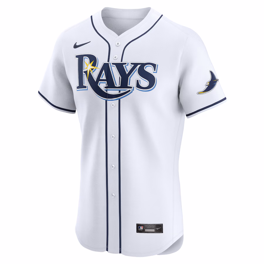 Youth Tampa Bay Rays Nike White Home Elite Pick-A-Player Retired Roster Jersey