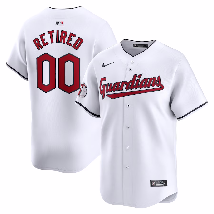 Youth Cleveland Guardians Nike White Home Limited Pick-A-Player Retired Roster Jersey