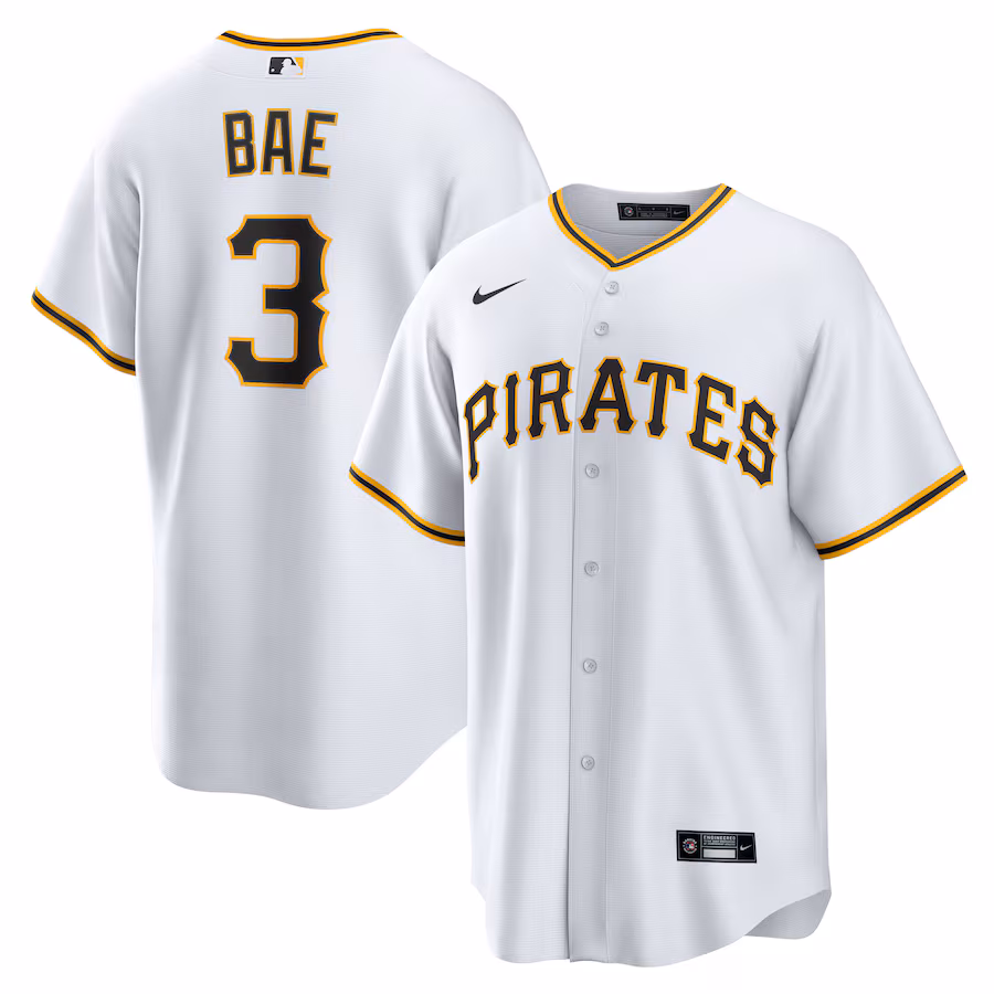 Women's Pittsburgh Pirates Ji-Hwan Bae Nike White Replica Player Jersey