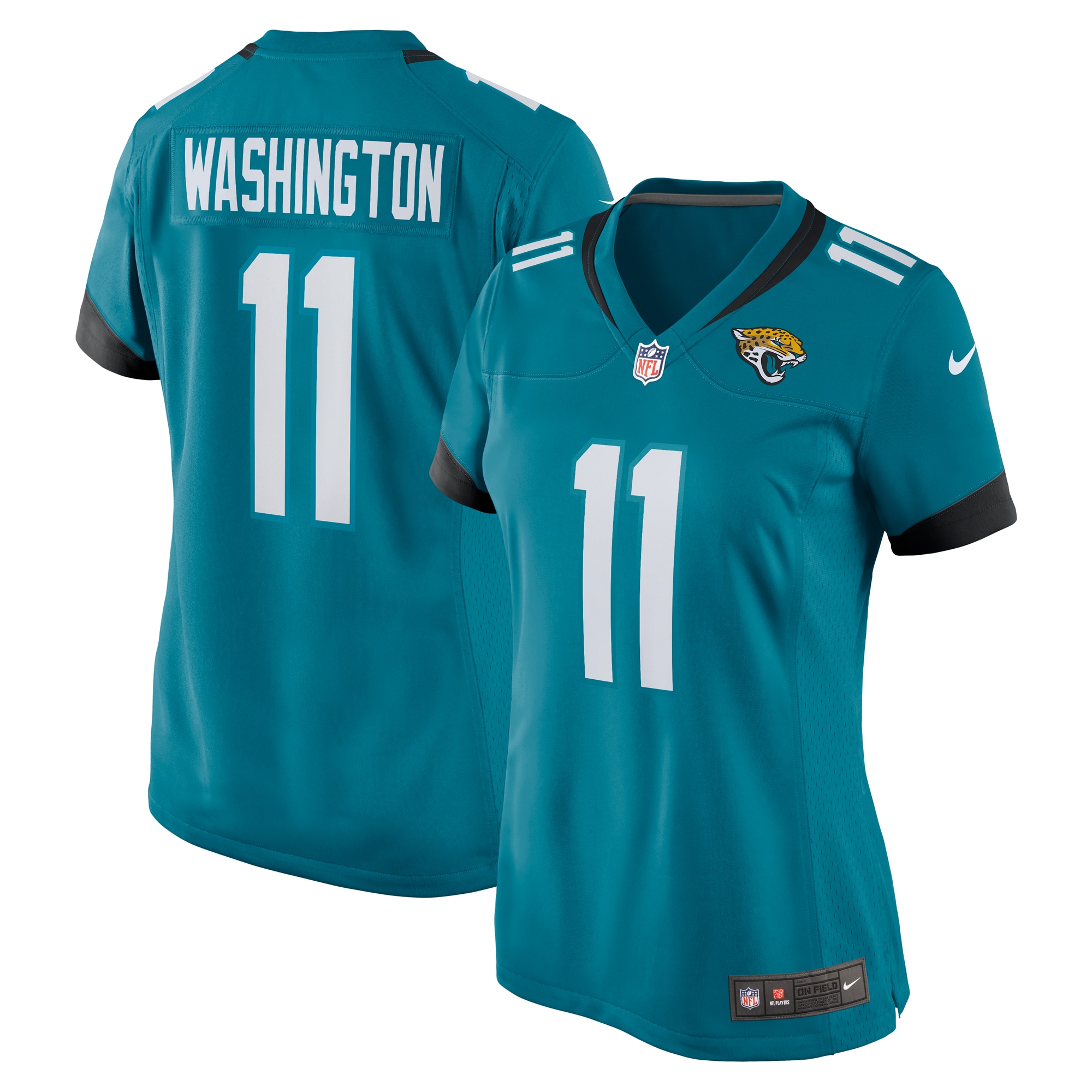 Parker Washington Jacksonville Jaguars Women's Team Game Jersey - Teal