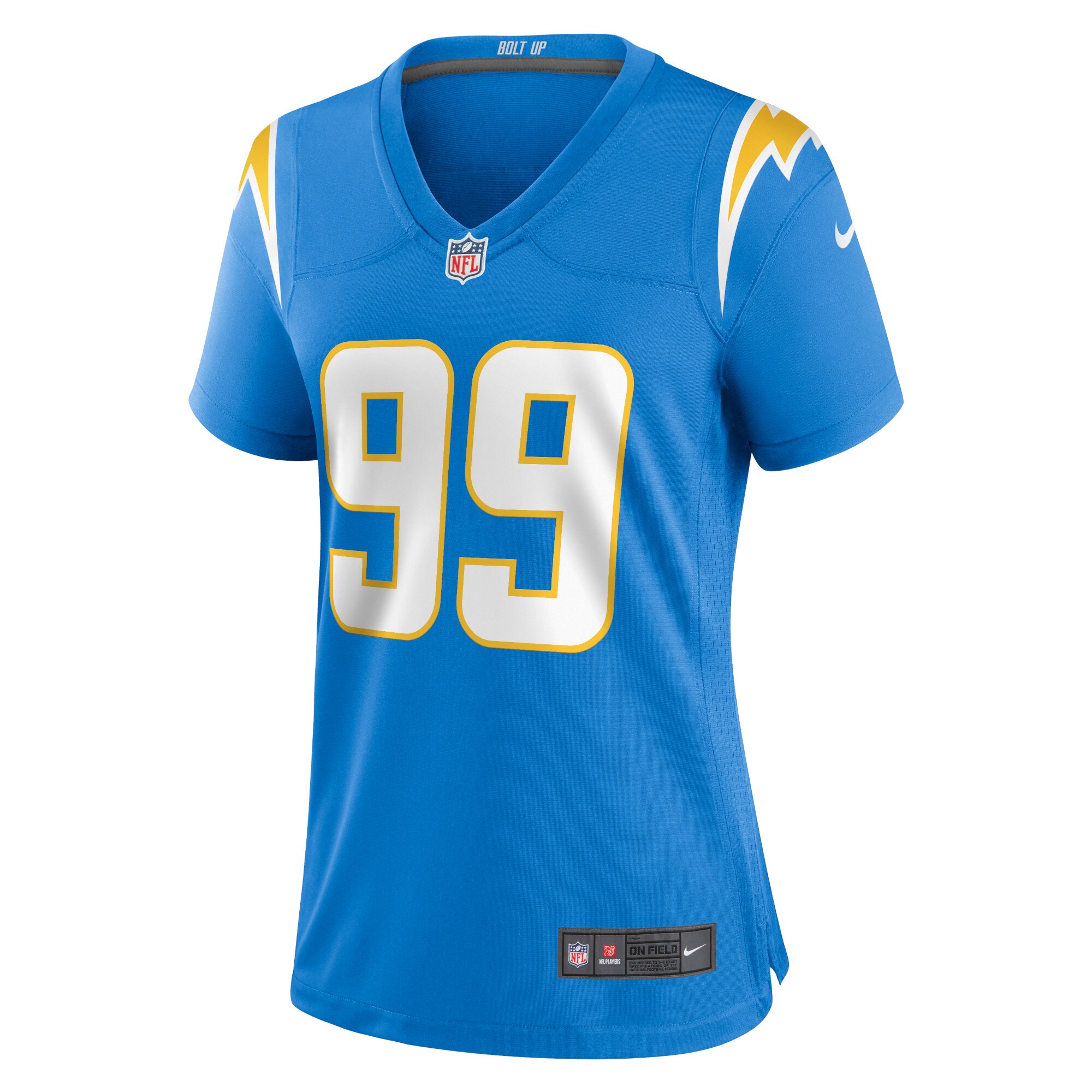 Scott Matlock Los Angeles Chargers Women's Team Game Jersey - Powder Blue