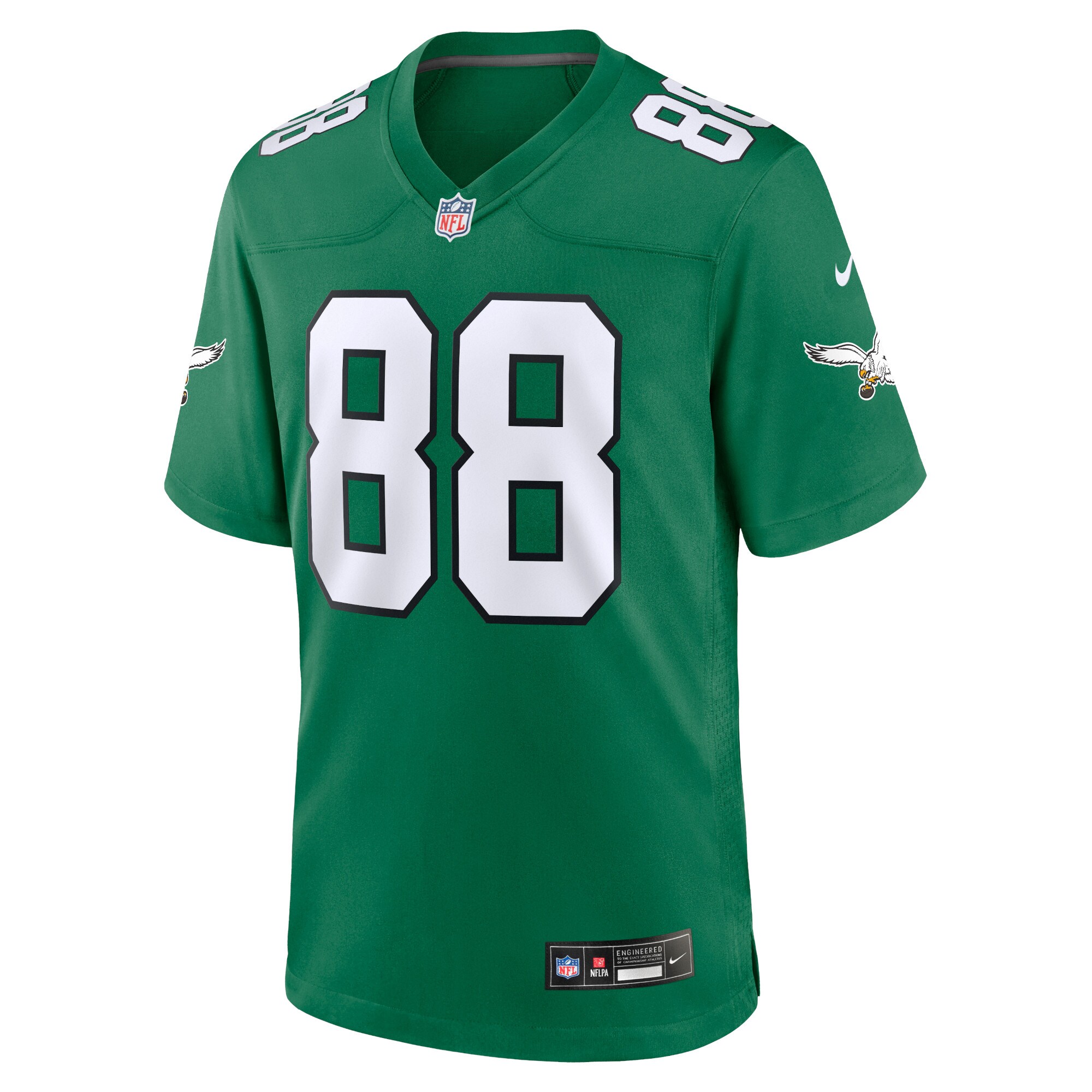 Dallas Goedert Philadelphia Eagles Alternate Game Player Jersey - Kelly Green