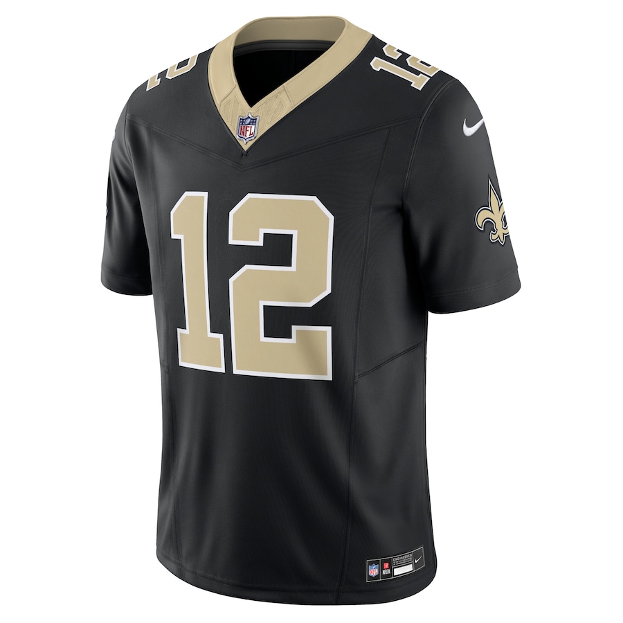 Mens New Orleans Saints Chris Olave Black Vapor F.U.S.E. Limited Jersey