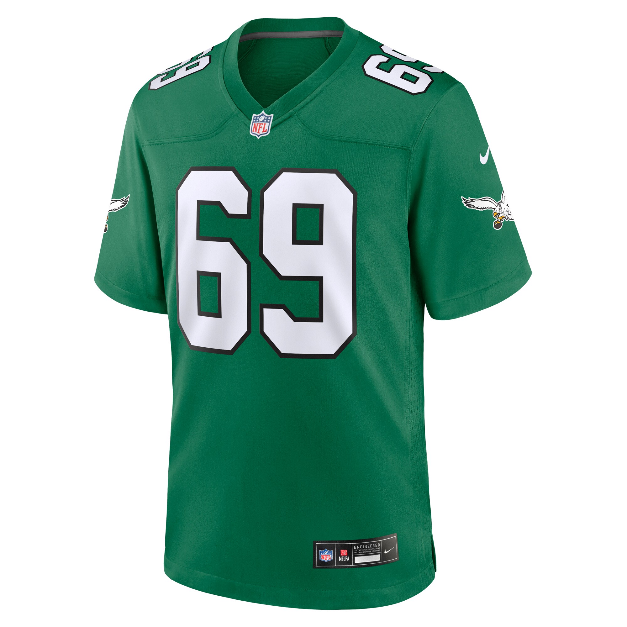 Landon Dickerson Philadelphia Eagles Alternate Game Jersey - Kelly Green
