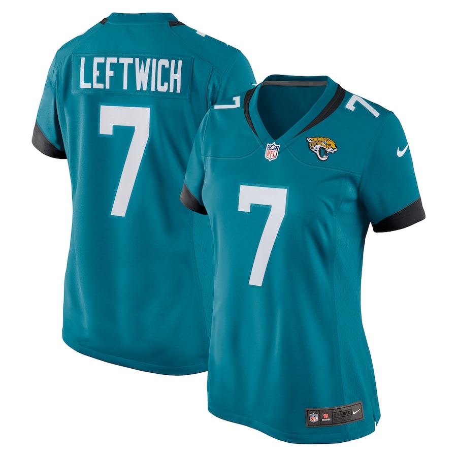 Womens Jacksonville Jaguars Byron Leftwich Teal Retired Player Game Jersey