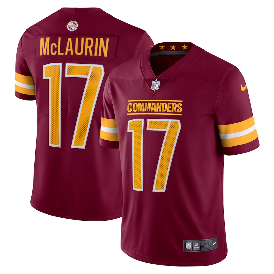 Mens Washington Commanders Terry McLaurin Burgundy Vapor Limited Jersey