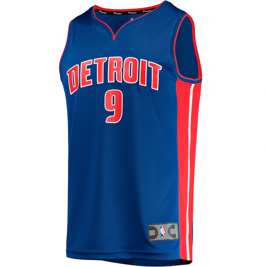 Ausar Thompson Detroit Pistons Fanatics Fast Break Replica Jersey - Icon Edition - Royal