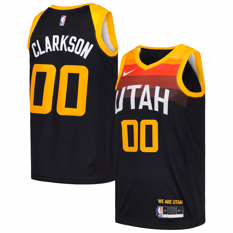 Jordan Clarkson Utah Jazz Nike Swingman Player Jersey - City Edition - Black