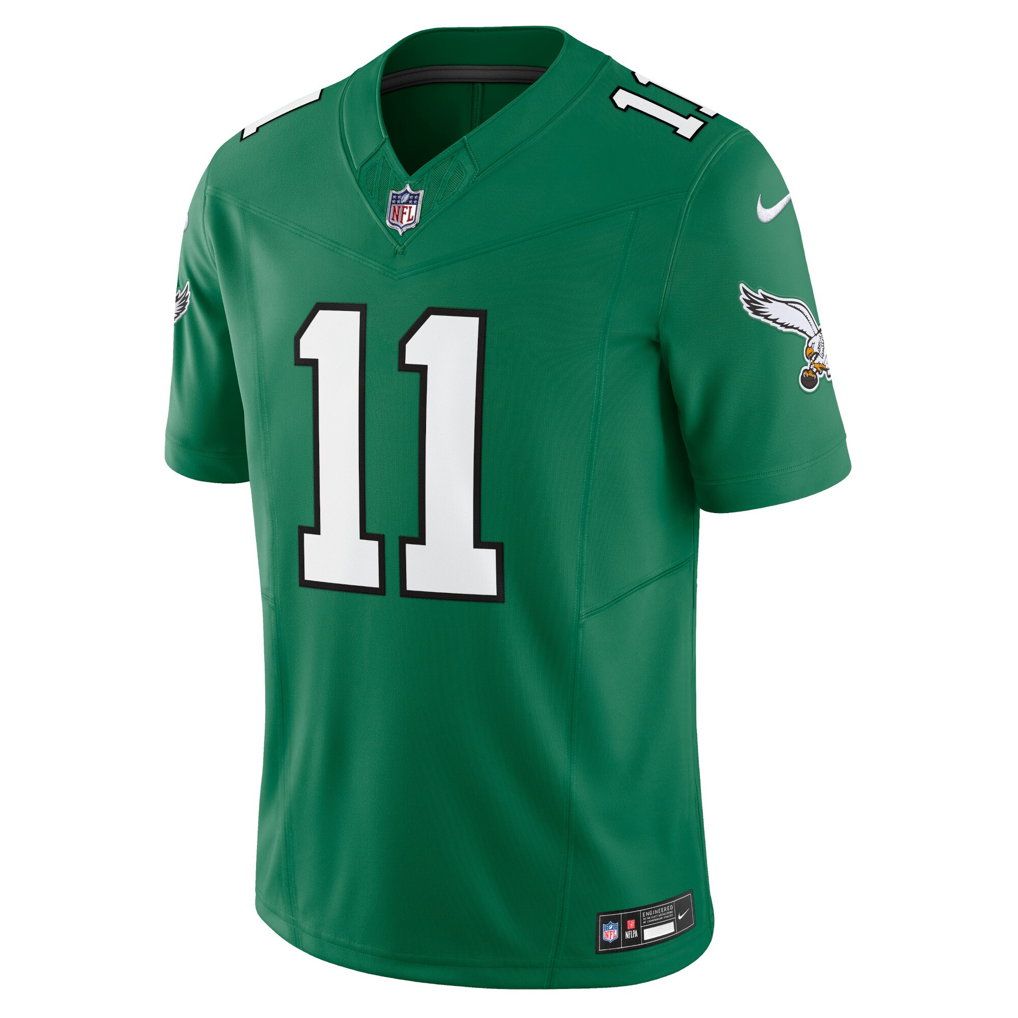 A.J. Brown Philadelphia Eagles Vapor F.U.S.E. Limited Jersey - Kelly Green
