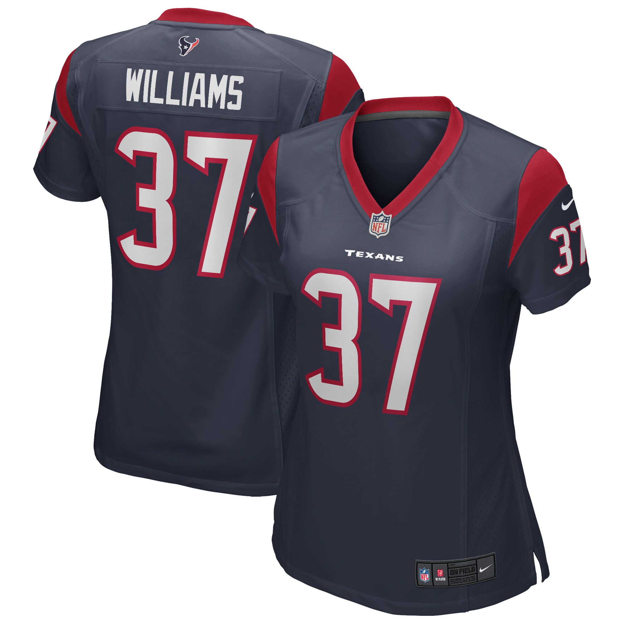 Domanick Williams Houston Texans Women's Game Retired Player Jersey - Navy