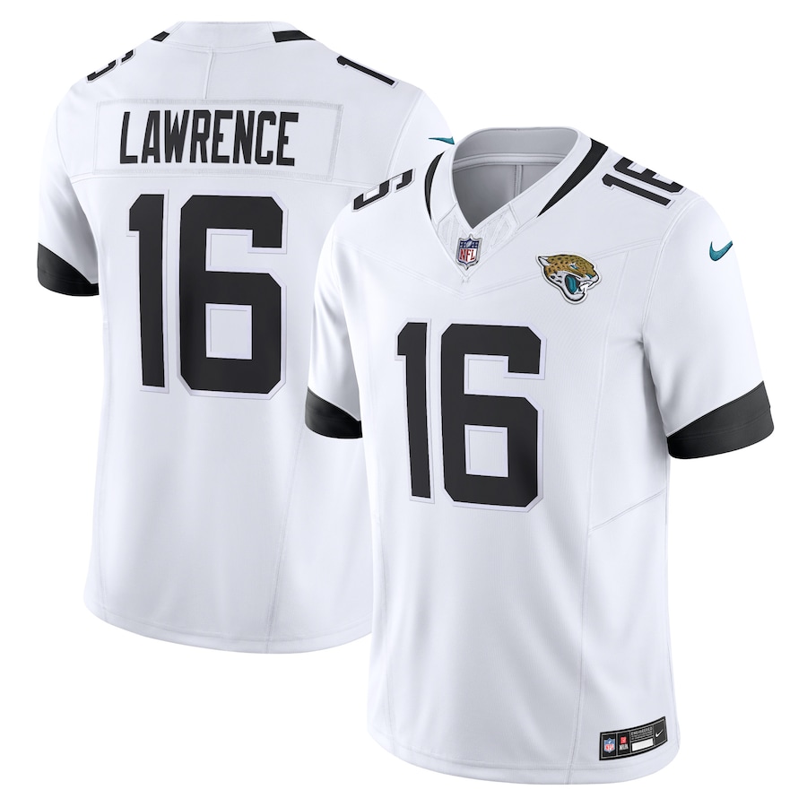 Mens Jacksonville Jaguars Trevor Lawrence White Vapor F.U.S.E. Limited Jersey