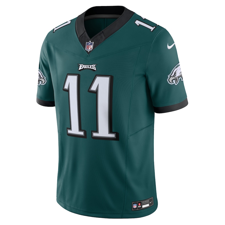 Mens Philadelphia Eagles A.J. Brown Green Vapor F.U.S.E. Limited Jersey