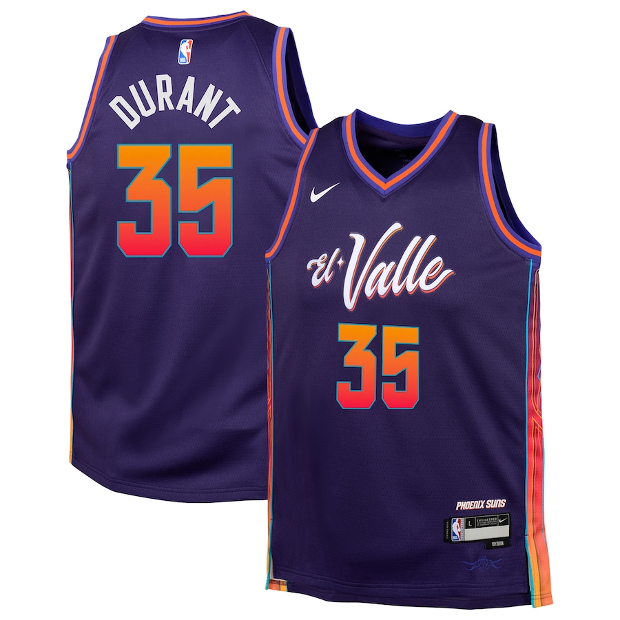 Youth Phoenix Suns Kevin Durant Nike Purple Swingman Replica Jersey - City Edition
