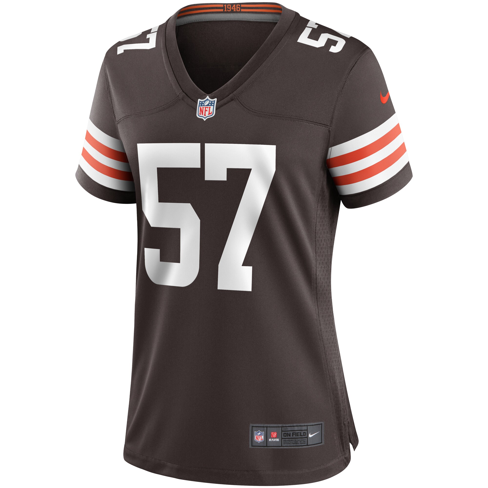 Clay Matthews Cleveland Browns Women's Game Retired Player Jersey - Brown