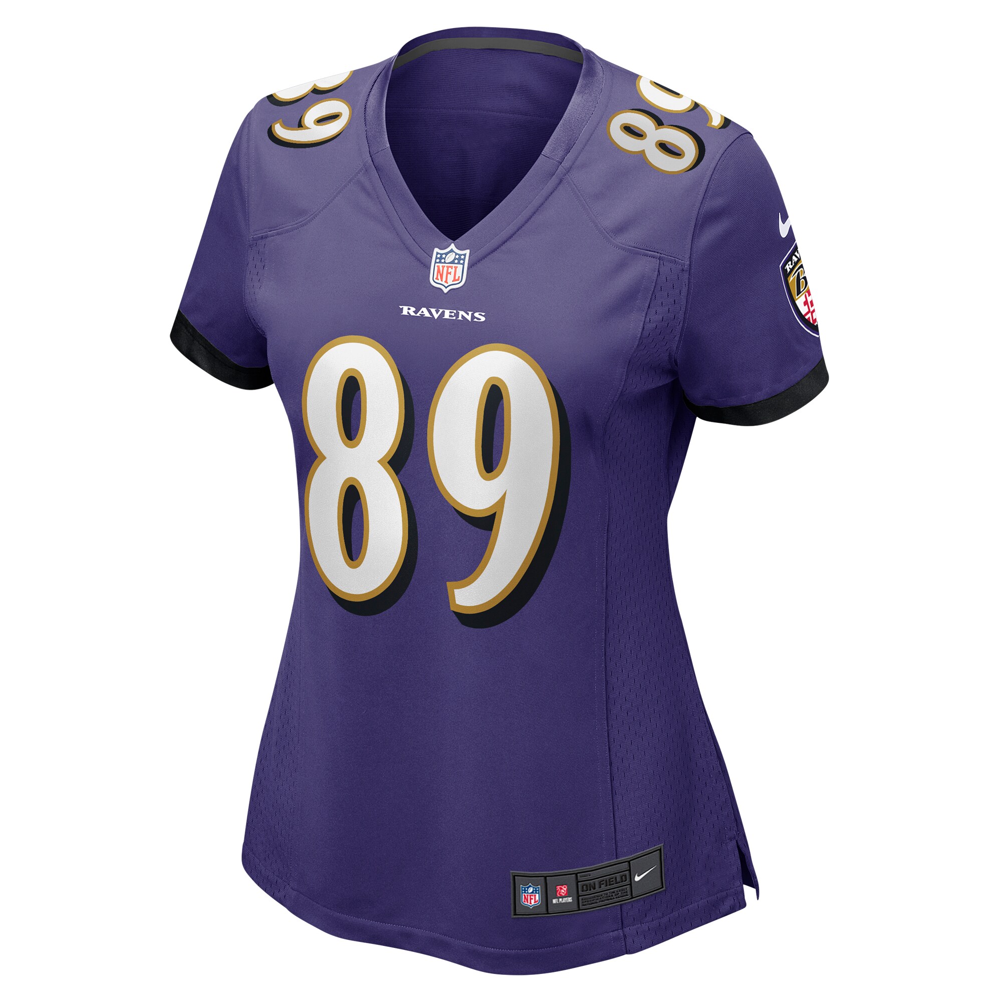 Steve Smith Sr. Baltimore Ravens Women's Retired Player Game Jersey - Purple
