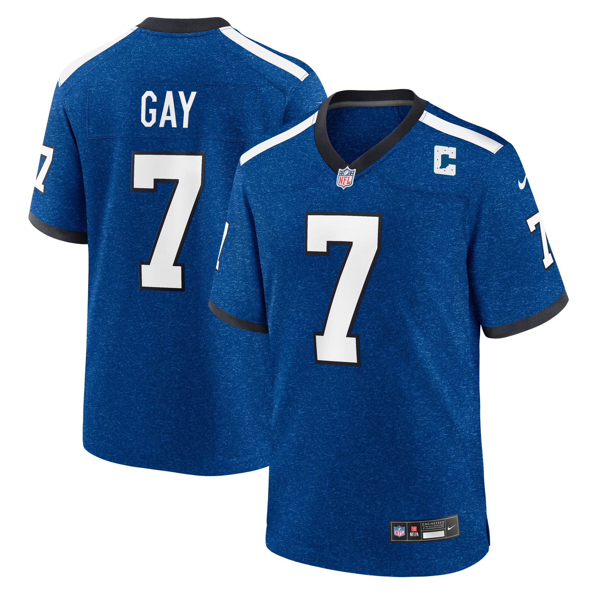 Matt Gay Indianapolis Colts Indiana Nights Alternate Game Jersey - Royal