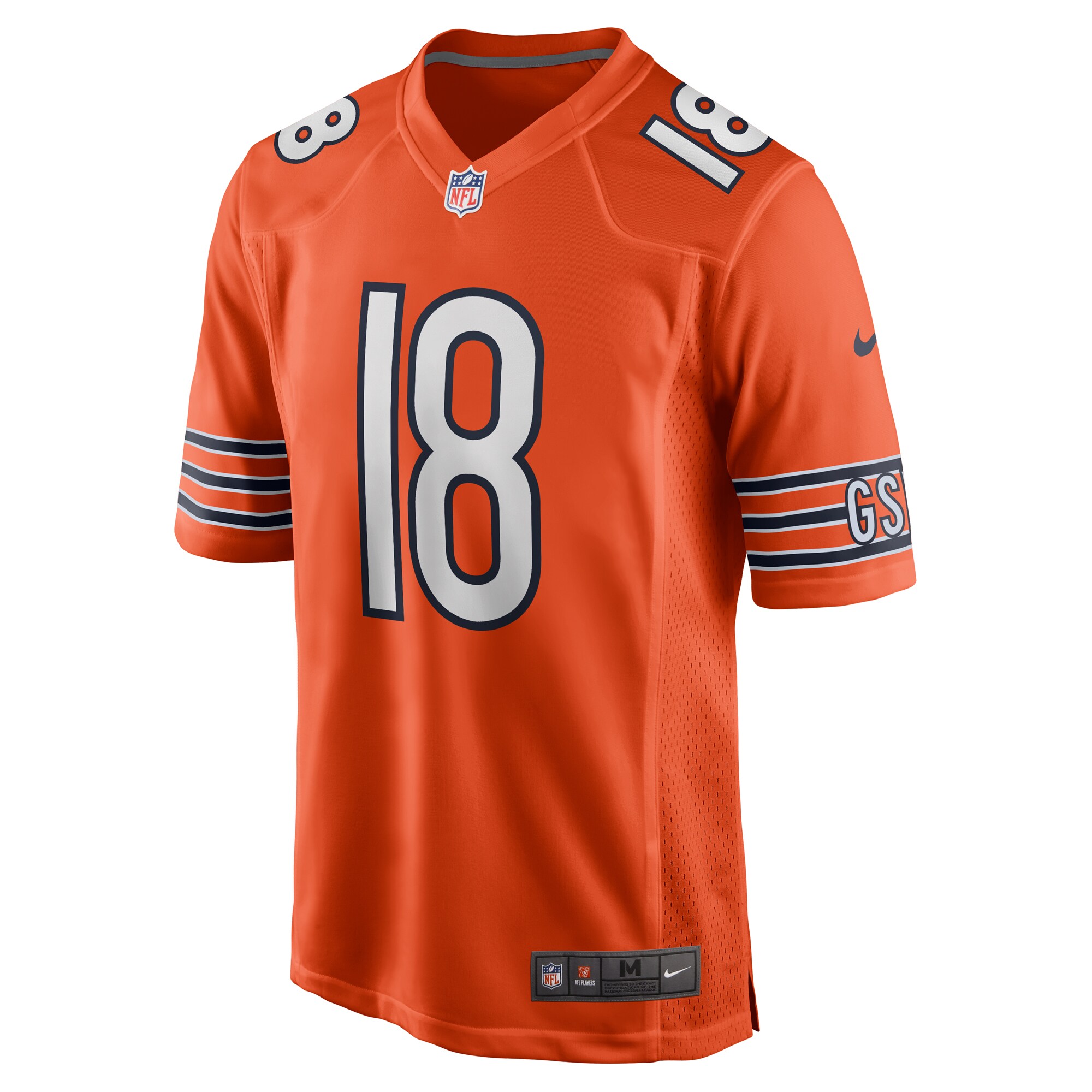 Caleb Williams Chicago Bears Alternate 2024 NFL Draft First Round Pick Player Game Jersey - Orange