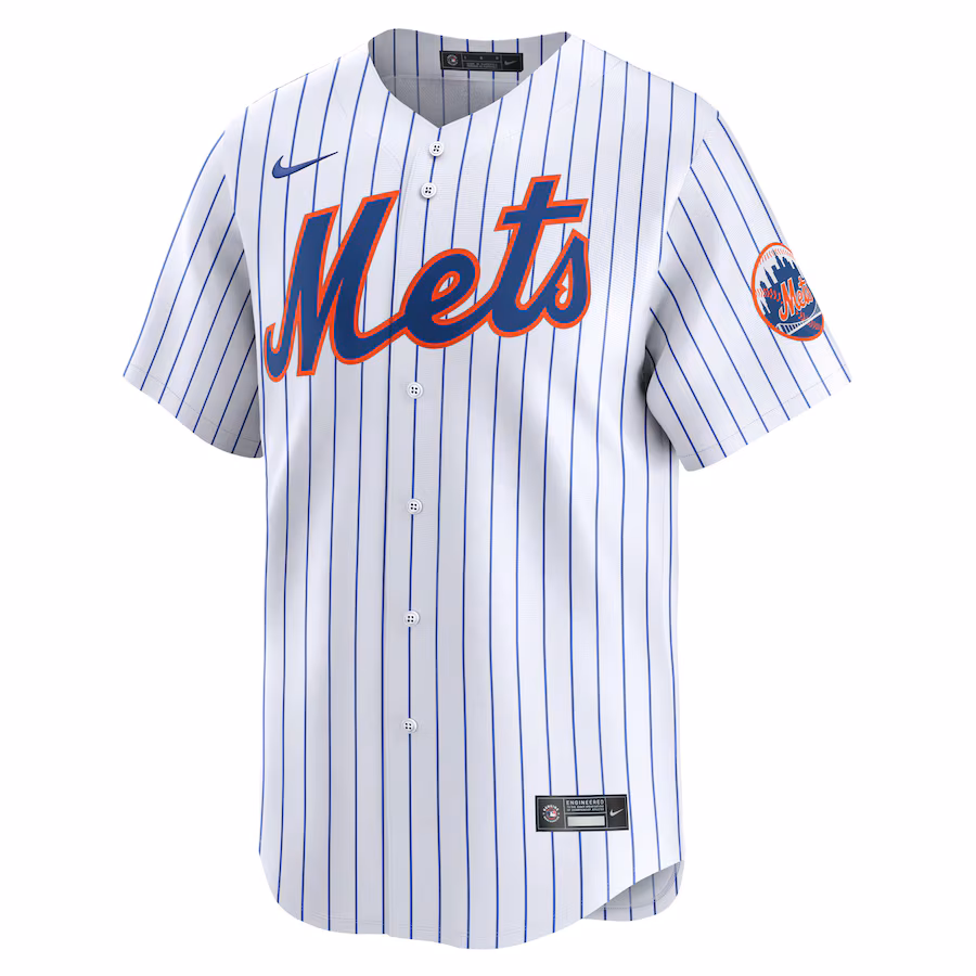New York Mets Nike 2024 Jackie Robinson Day Home Limited Jersey – White