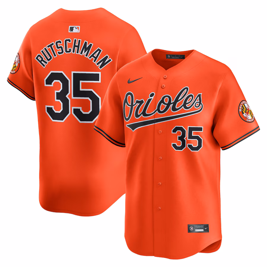 Adley Rutschman Baltimore Orioles Nike Alternate Limited Player Jersey – Orange
