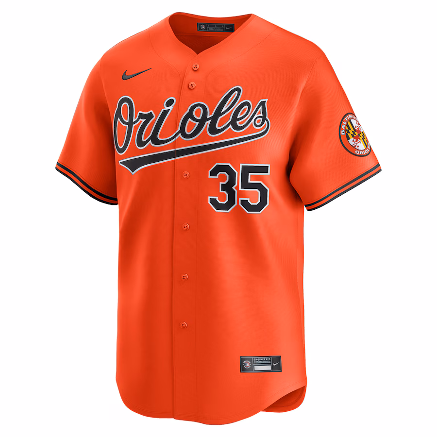 Adley Rutschman Baltimore Orioles Nike Alternate Limited Player Jersey – Orange