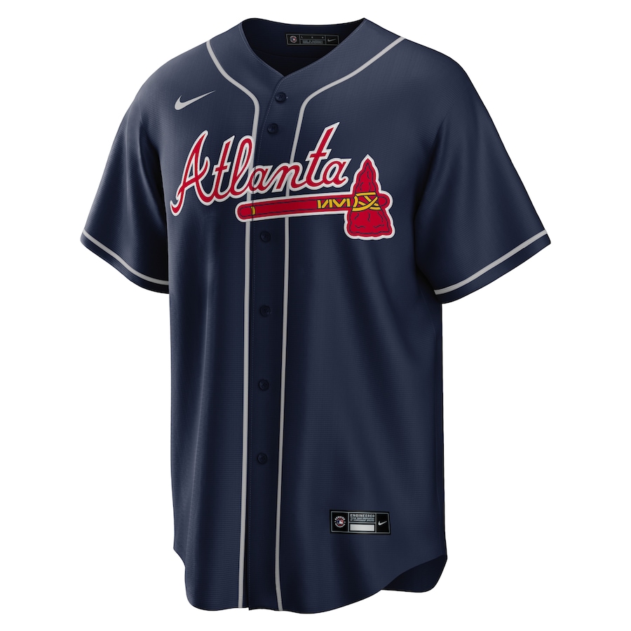 Ozzie Albies Atlanta Braves Nike Alternate Replica Player Name Jersey - Navy