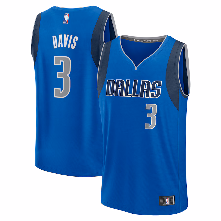 Anthony Davis Dallas Mavericks Fanatics Fast Break Replica Player Jersey - Icon Edition - Royal