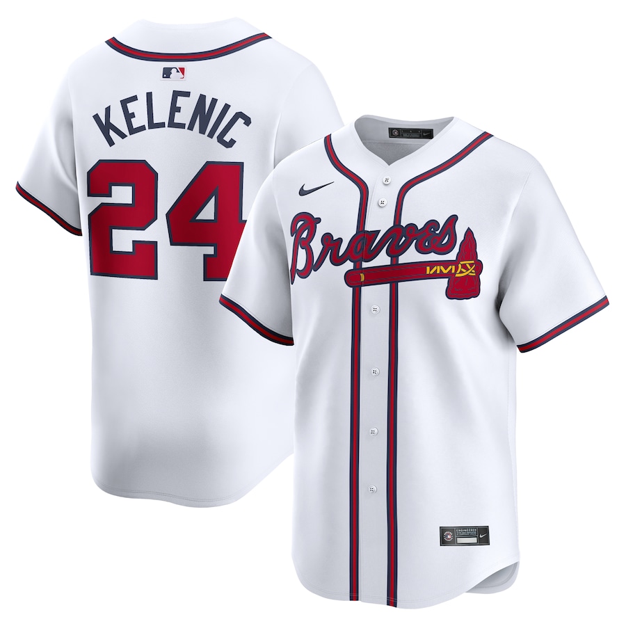 Jarred Kelenic Atlanta Braves Nike Home Limited Player Jersey – White
