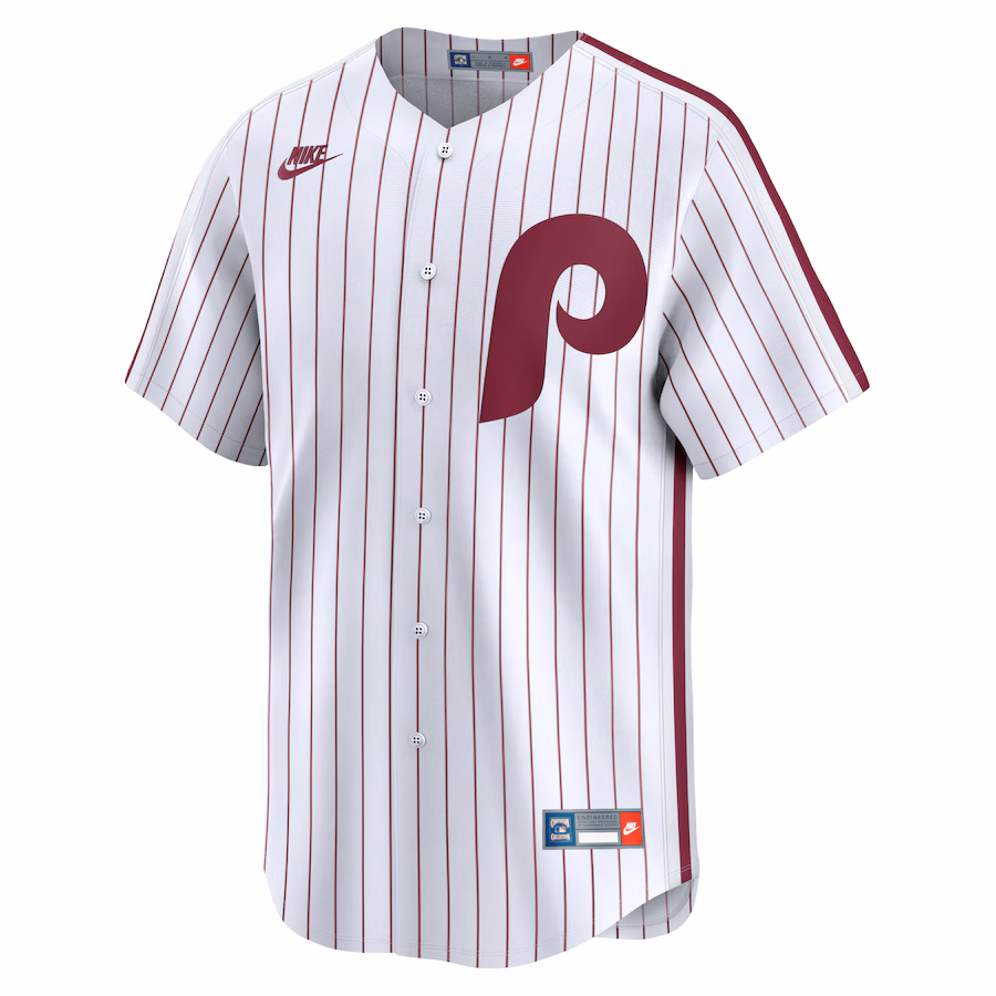 Philadelphia Phillies Nike Cooperstown Collection Limited Jersey - White