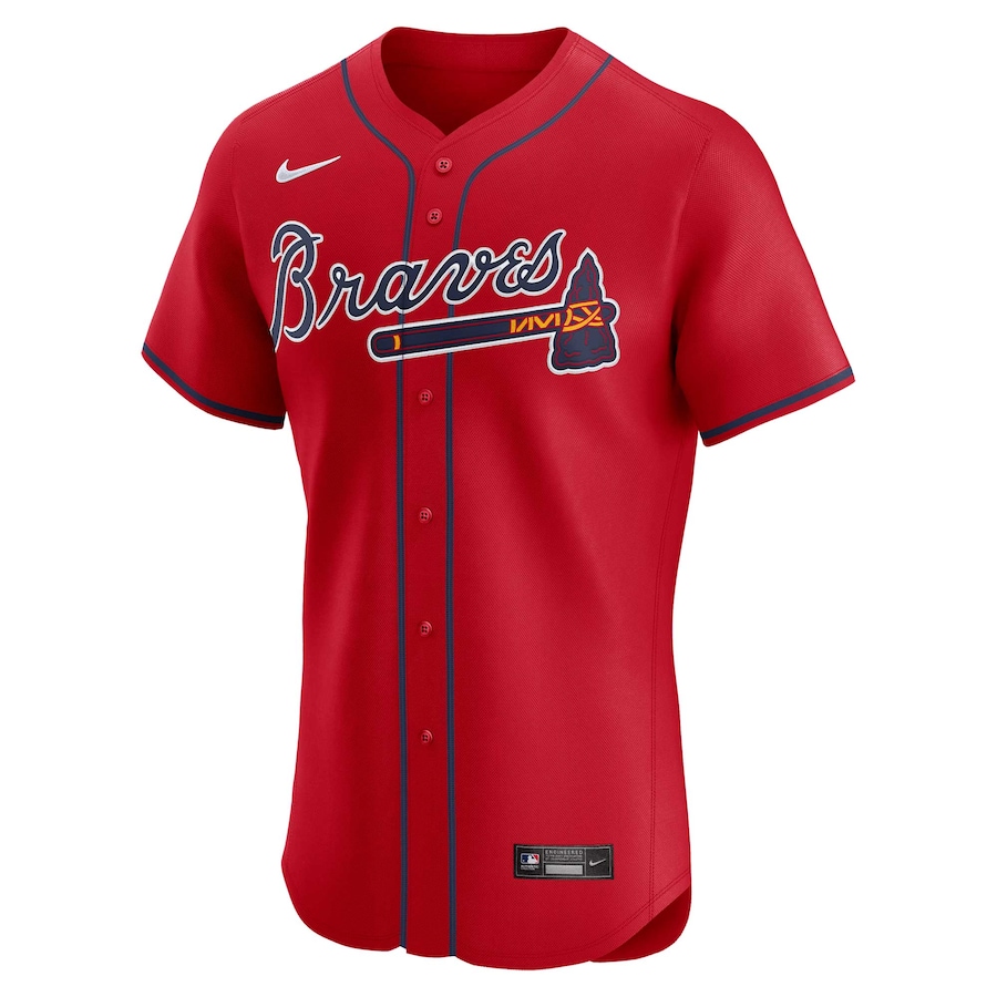 Ronald Acuña Jr. Atlanta Braves Nike Alternate Elite Player Jersey - Red