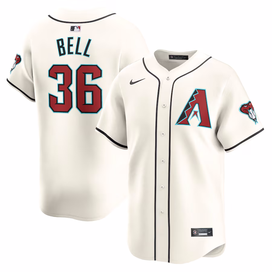 Josh Bell Arizona Diamondbacks Nike Home Limited Player Jersey – White
