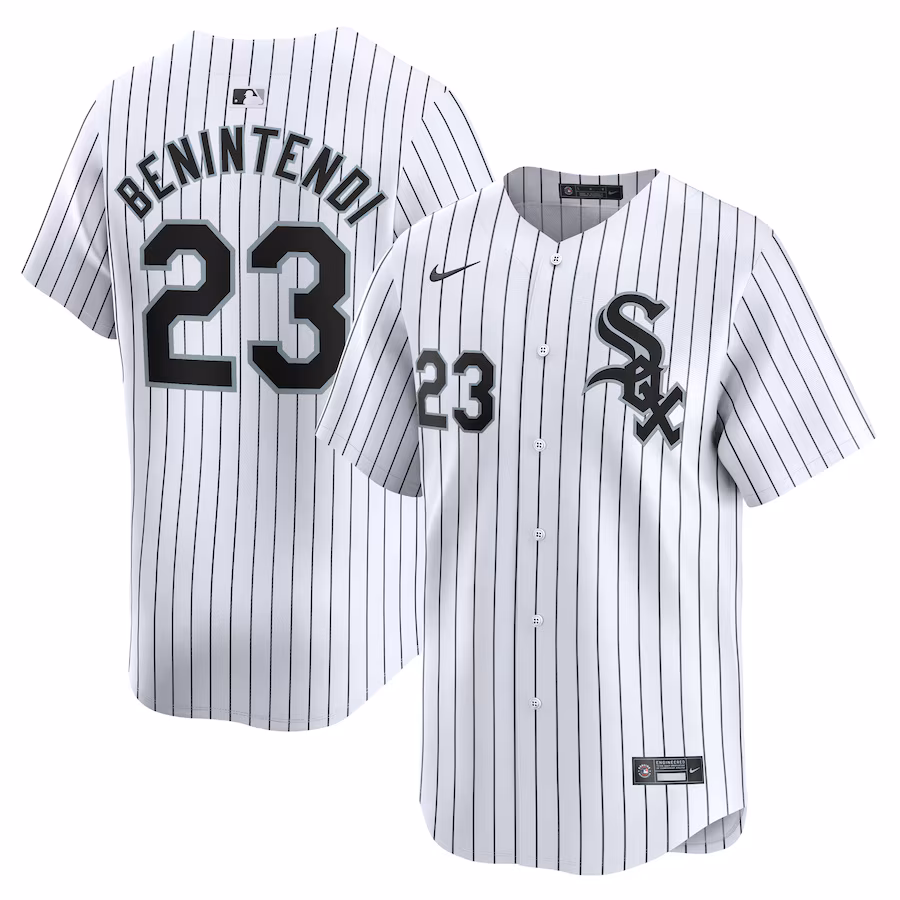 Andrew Benintendi Chicago White Sox Nike Road Limited Player Jersey – White