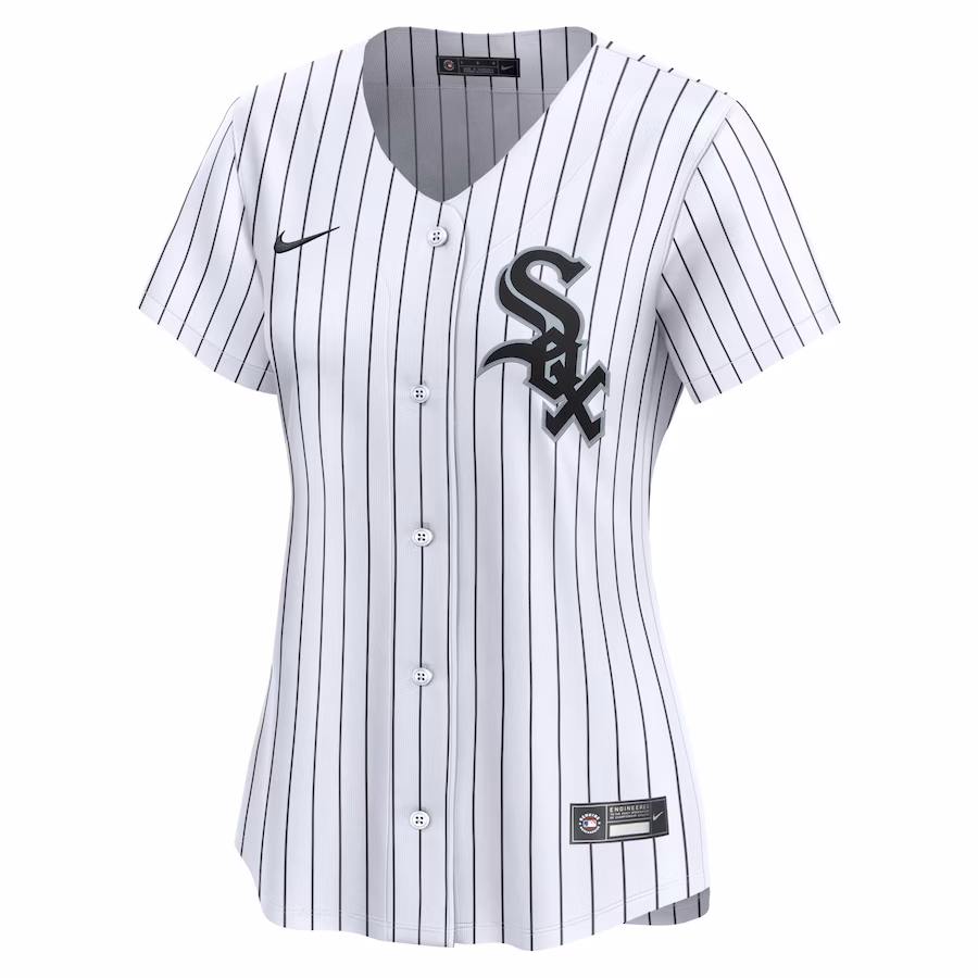 Chicago White Sox Nike Women's 2024 Jackie Robinson Day Home Limited Jersey – White