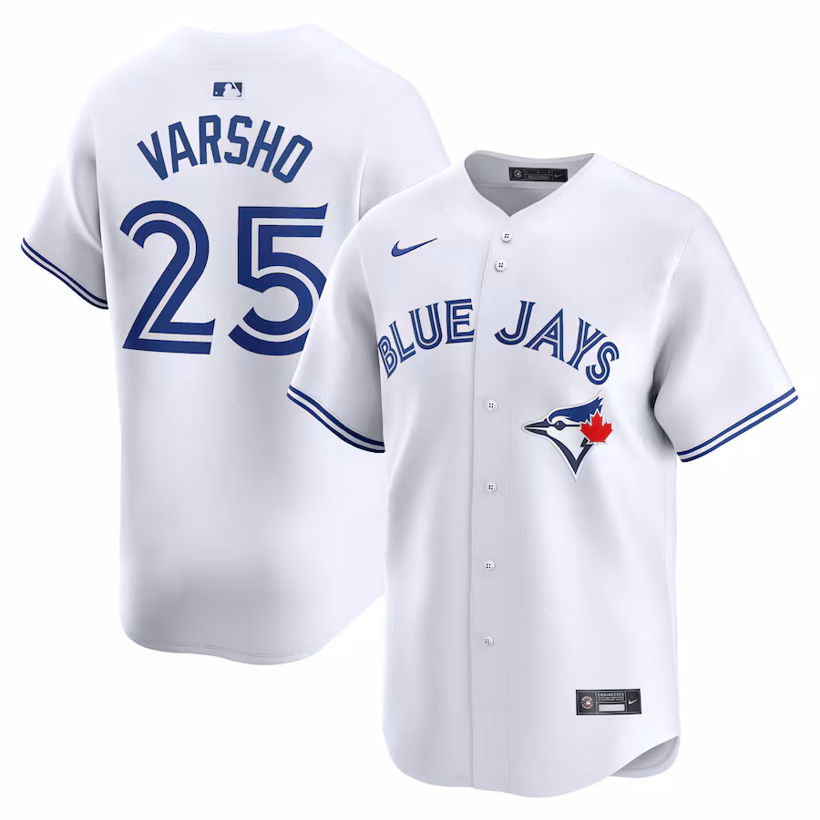 Daulton Varsho Toronto Blue Jays Nike Home Limited Player Jersey - White