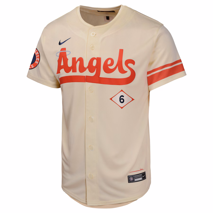Anthony Rendon Los Angeles Angels Nike Youth City Connect Limited Player Jersey - Cream