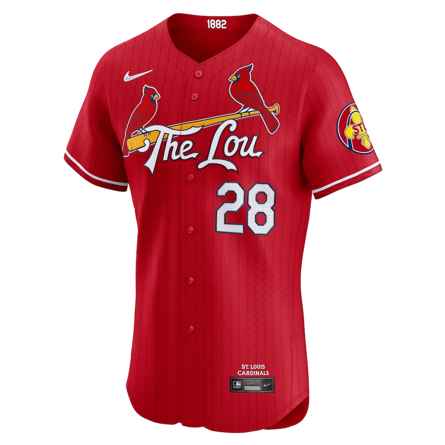 Nolan Arenado St. Louis Cardinals Nike 2024 City Connect Elite Player Jersey - Red
