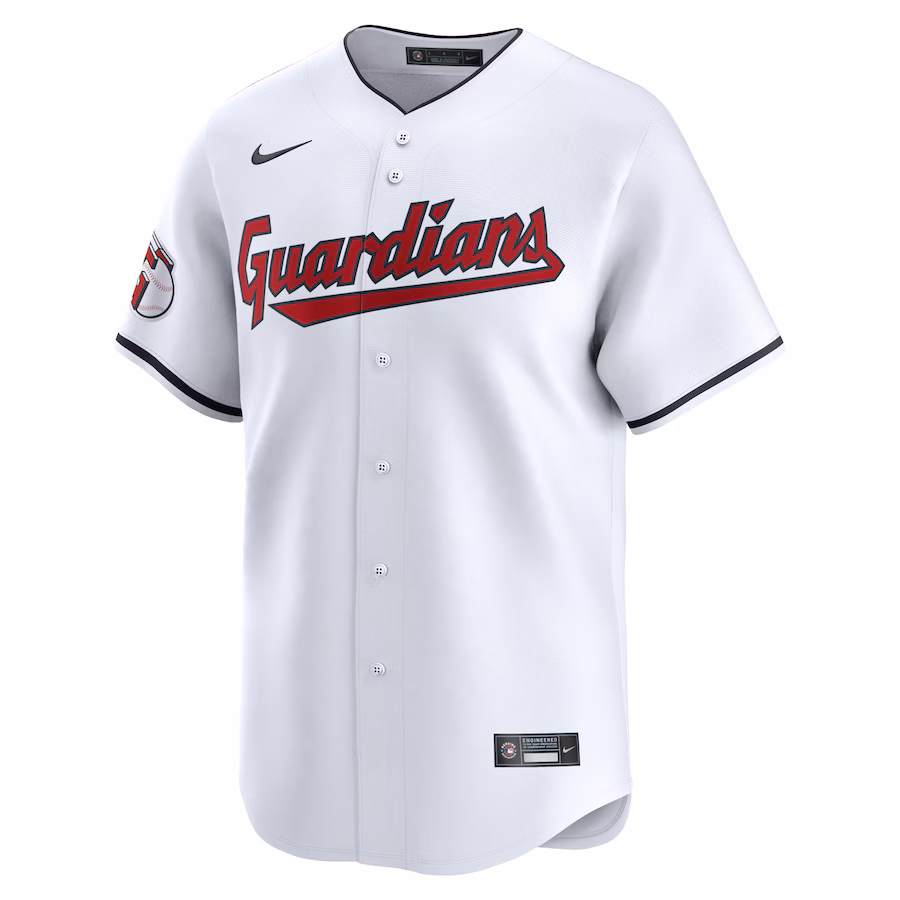 Bo Naylor Cleveland Guardians Nike Home Limited Player Jersey - White