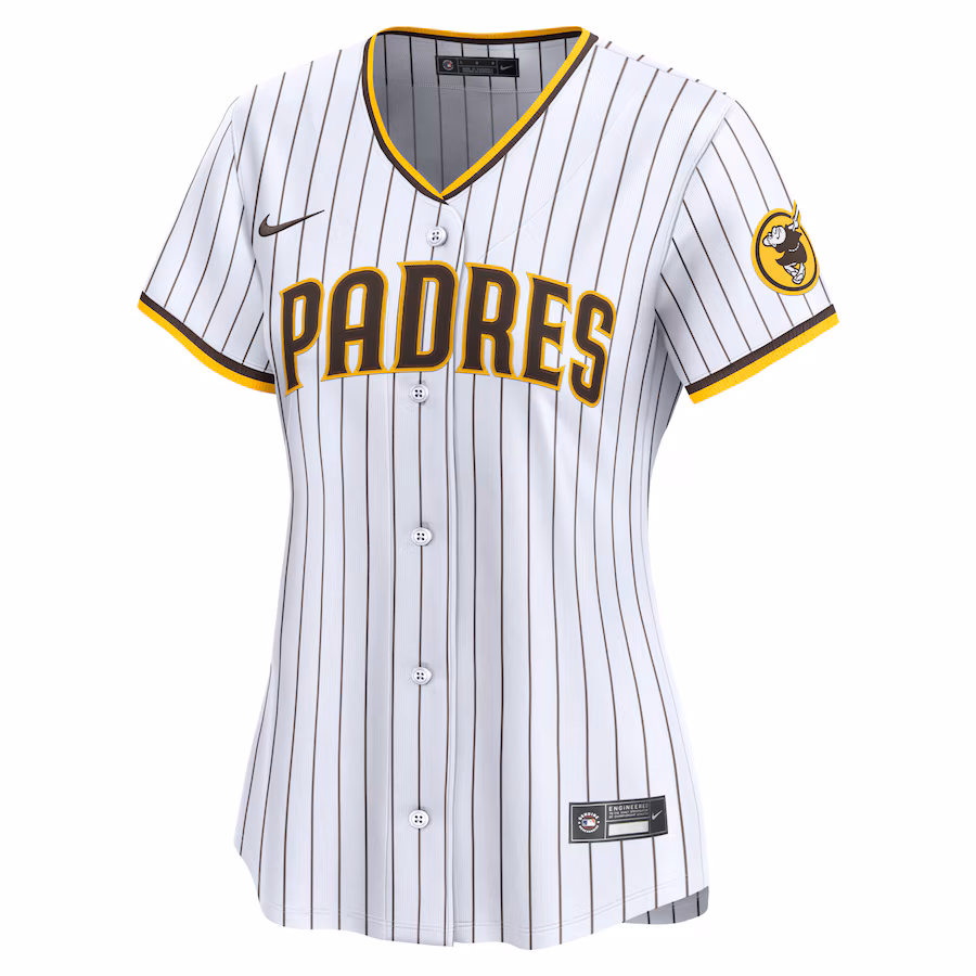 San Diego Padres Nike Women's 2024 Jackie Robinson Day Home Limited Jersey – White