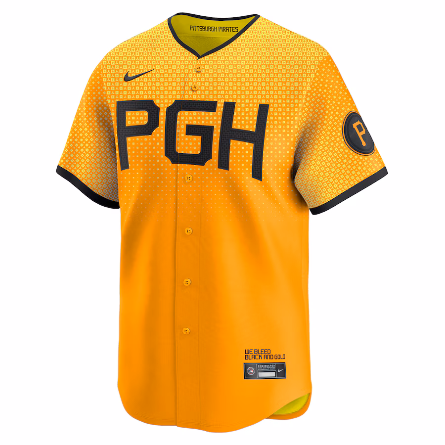 Willie Stargell Pittsburgh Pirates Nike City Connect Limited Player Jersey - Gold