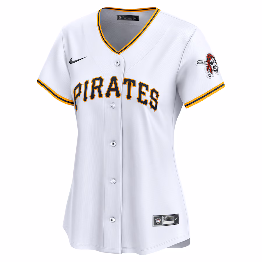 Pittsburgh Pirates Nike Women's 2024 Jackie Robinson Day Home Limited Jersey – White