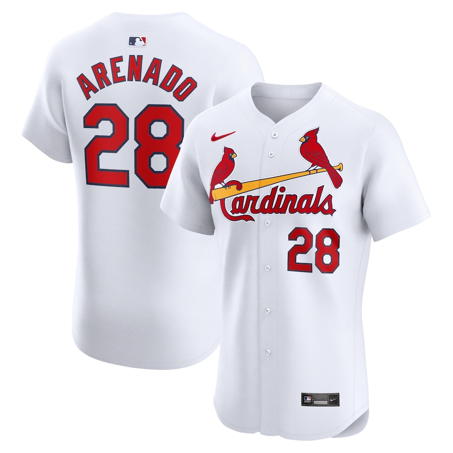 Nolan Arenado St. Louis Cardinals Nike Home Elite Player Jersey - White