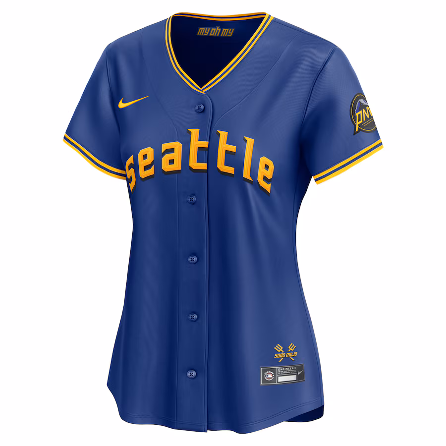 J.P. Crawford Seattle Mariners Nike Women's City Connect Limited Player Jersey - Royal