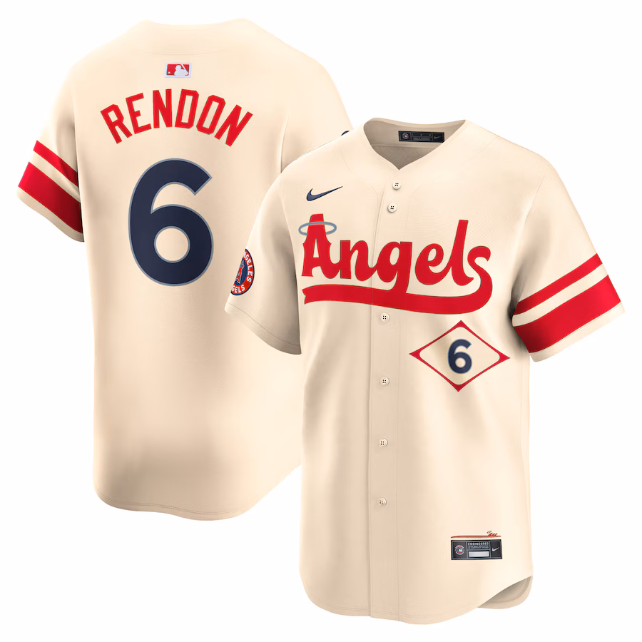 Anthony Rendon Los Angeles Angels Nike City Connect Limited Player Jersey - Cream