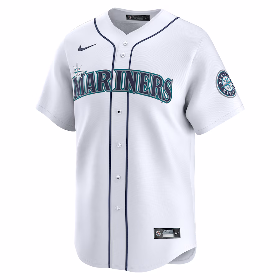Mitch Garver Seattle Mariners Nike Home Limited Player Jersey – White